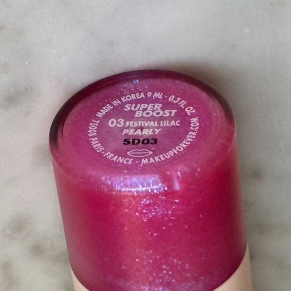 MAKE UP FOR EVER Super Boost Moisturizing & Plumping Lip Gloss | 03 | NEW MAKEUP - Picture 3 of 6